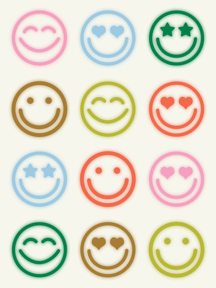 Glowing Smileys
