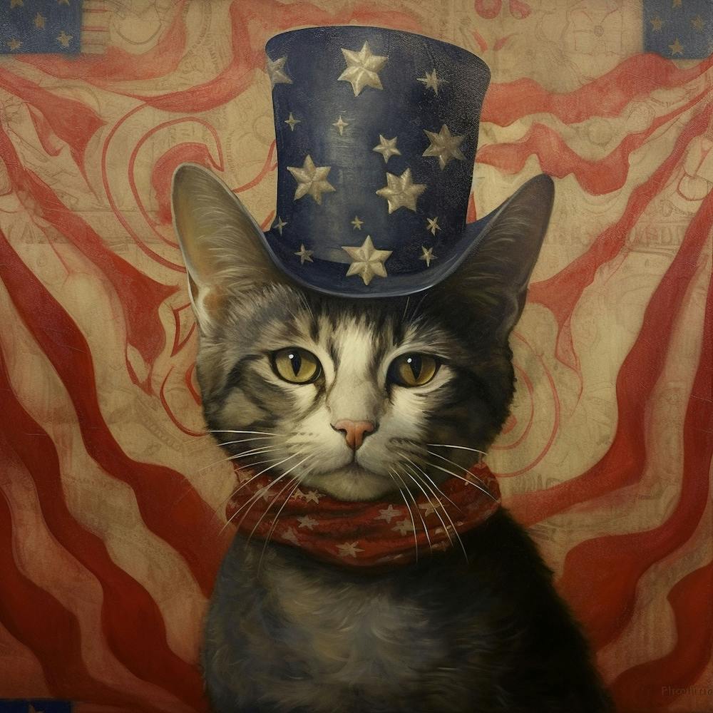 4th Of July Kitty 4