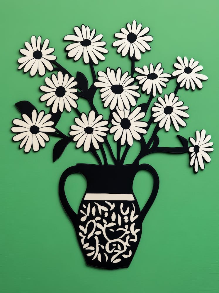 Daisies In Vase 1