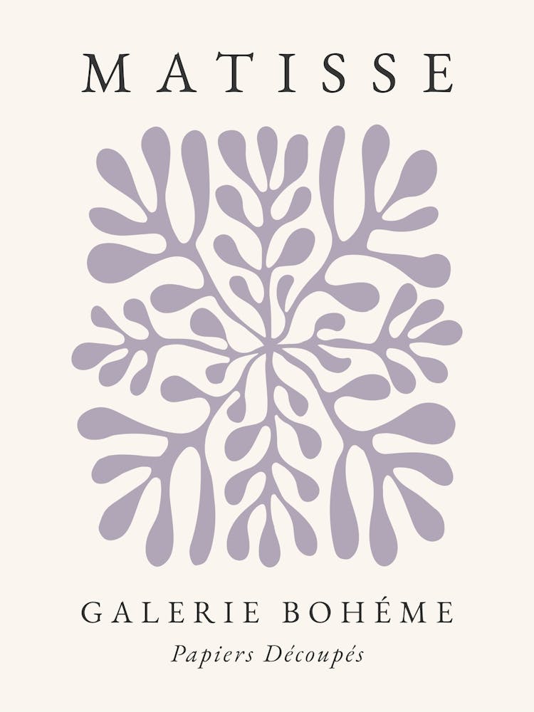 Matisse Lilac Leaf Print 2