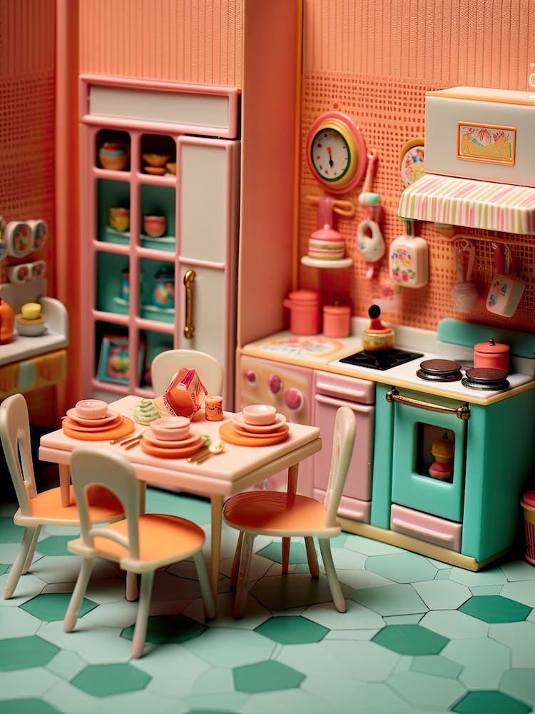 Barbie Retro Home Interior Kitsch 0