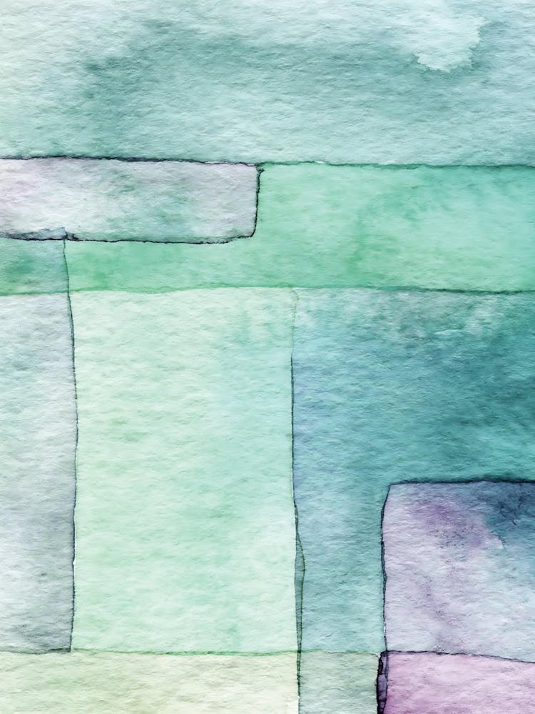 Abstract Watercolor Painting