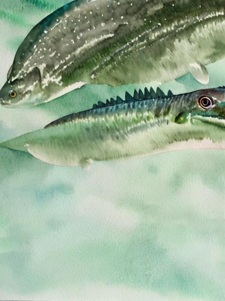 Ichthyosaur Storybook Watercolour