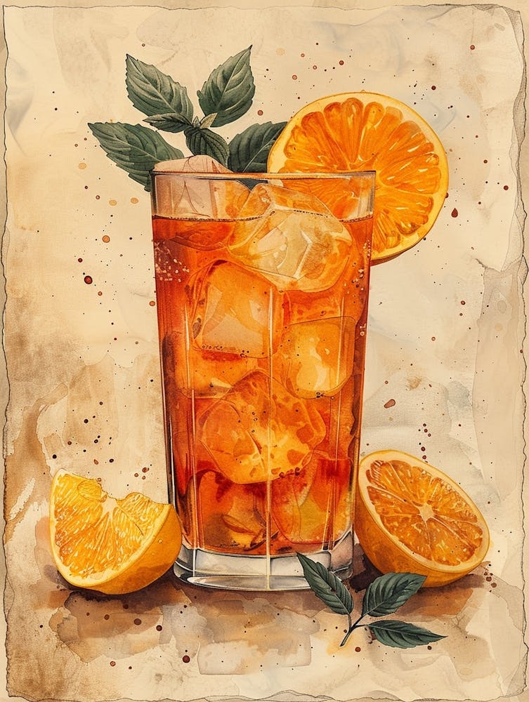 Orange Iced Tea 9