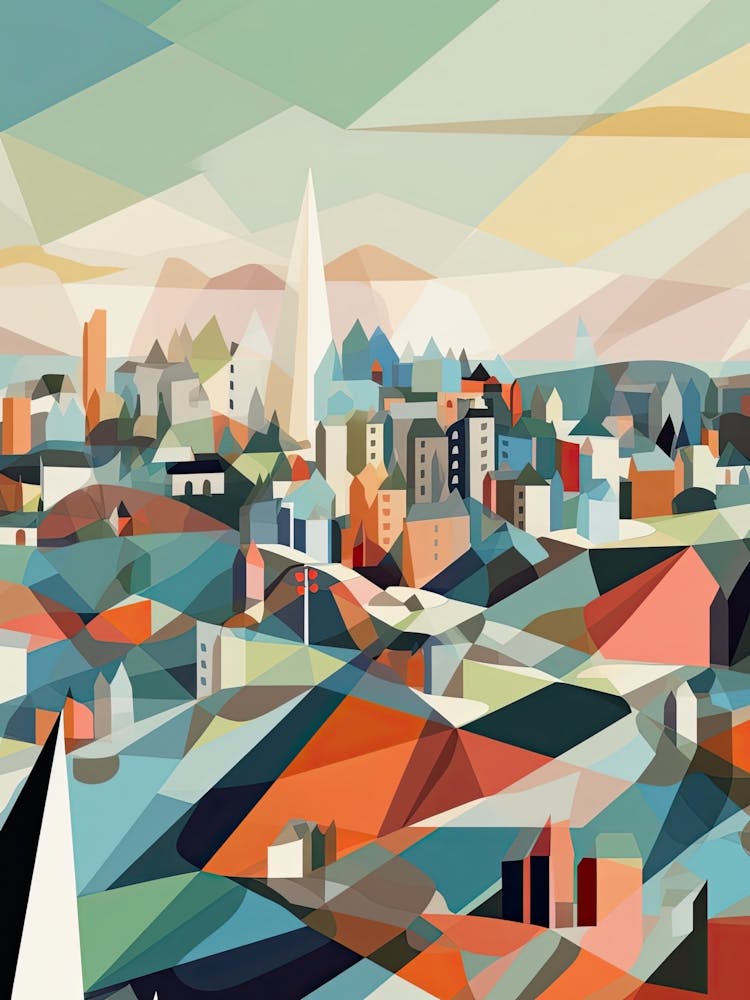 Berlin, Allemagne, Illustration Géométrique 3