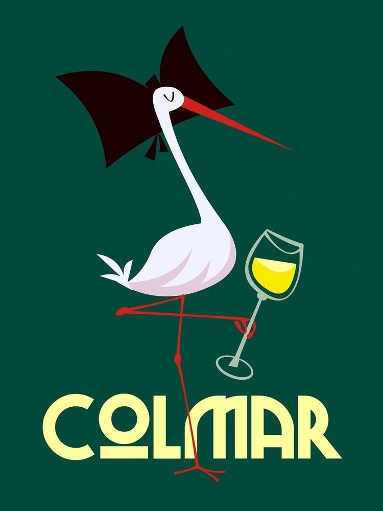 Colmar Poster Green