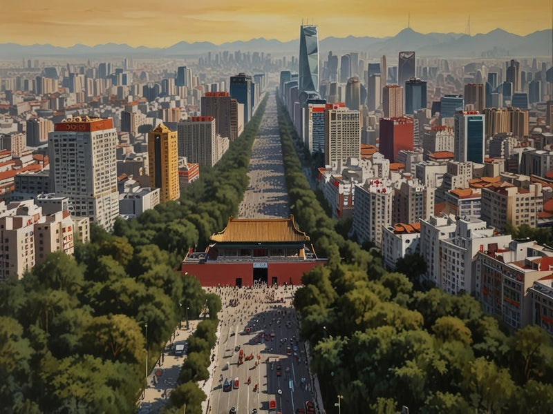 Chinese City art