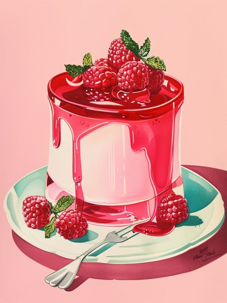 Pastel Pink Jelly Vintage Cookbook Inspired 3