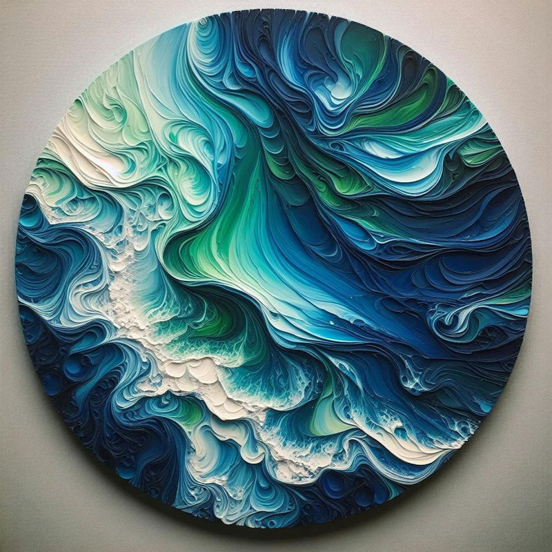 Blue And Green Swirls