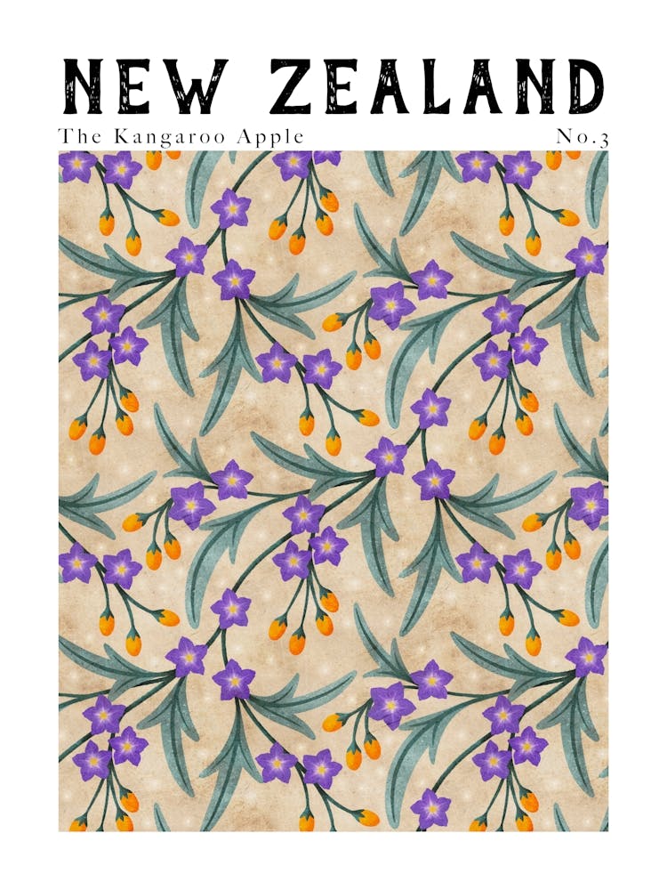 New Zealand Florals | Kangaroo Apple