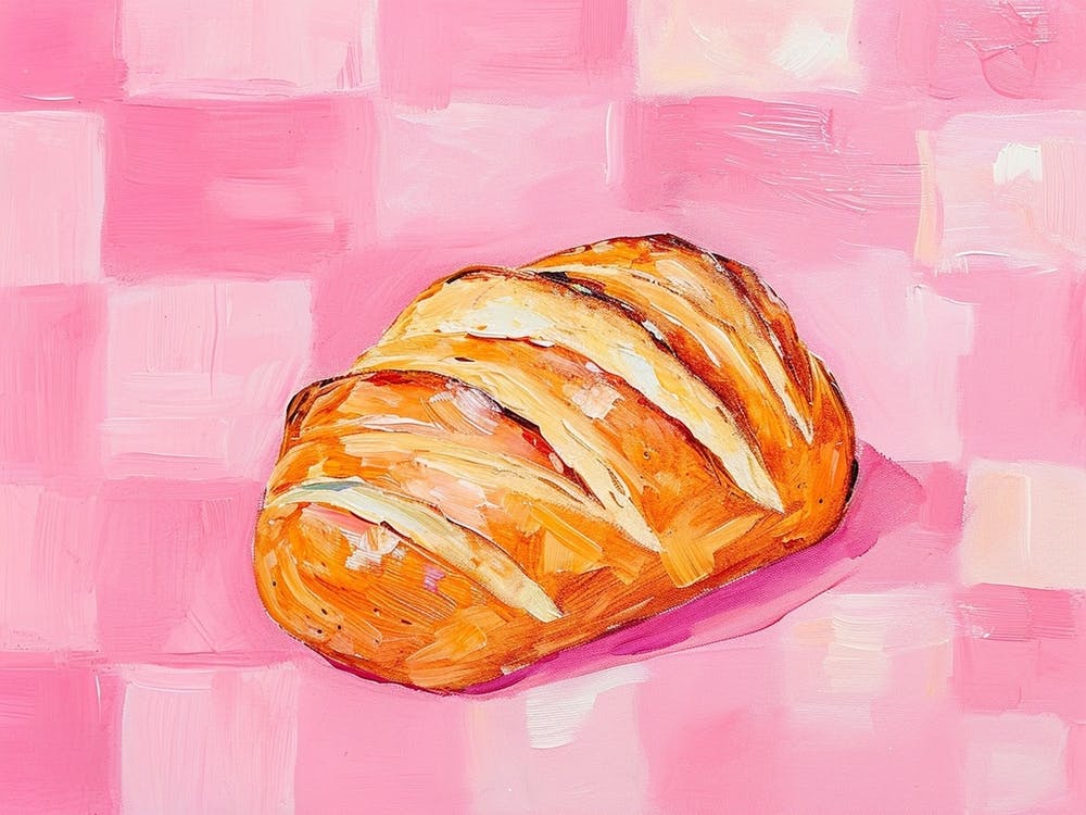 Bread Pink Checkerboard 2