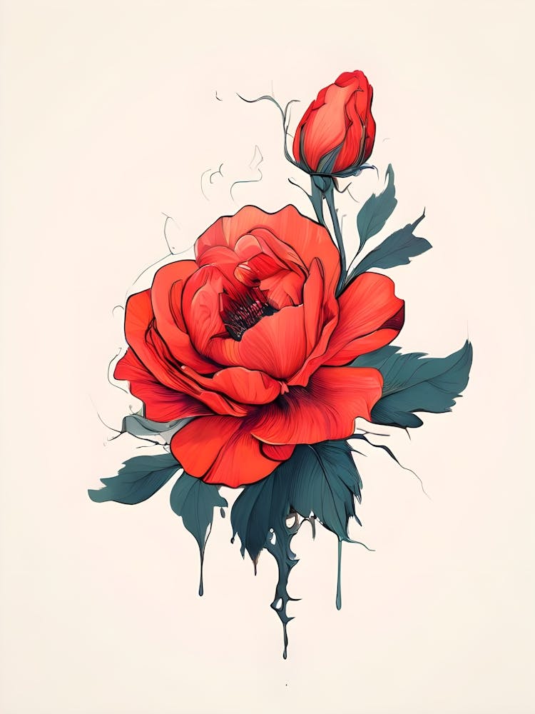 Red Rose Tattoo