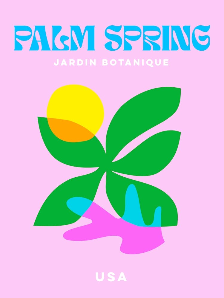 Take me to Palm Spring USA - Minimal Pastel Pink Summer - Travel series