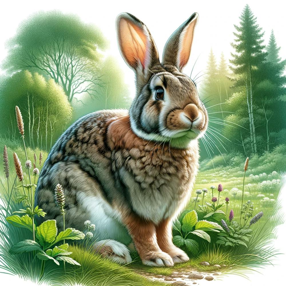 Rabbit In The Woods