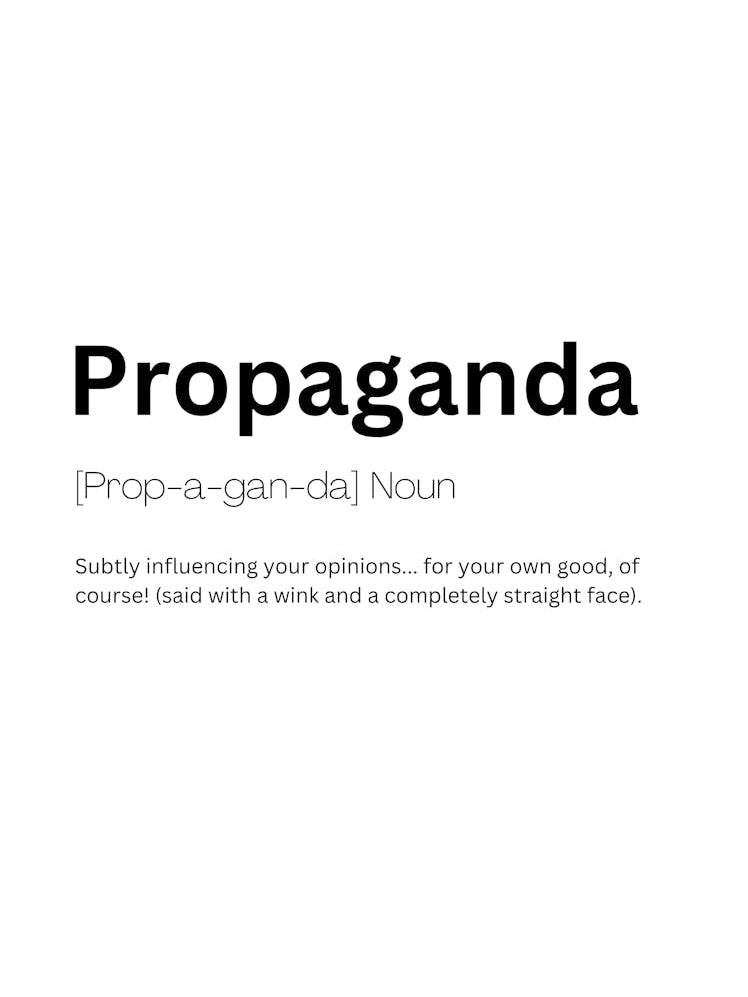 Propaganda Definition Meaning