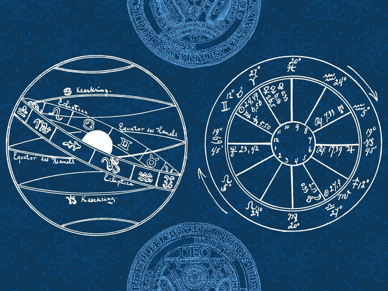 Astronomy Wall Art - Alchemy constellations poster