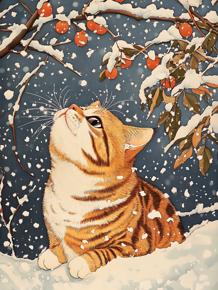 Cat In The Snow 5