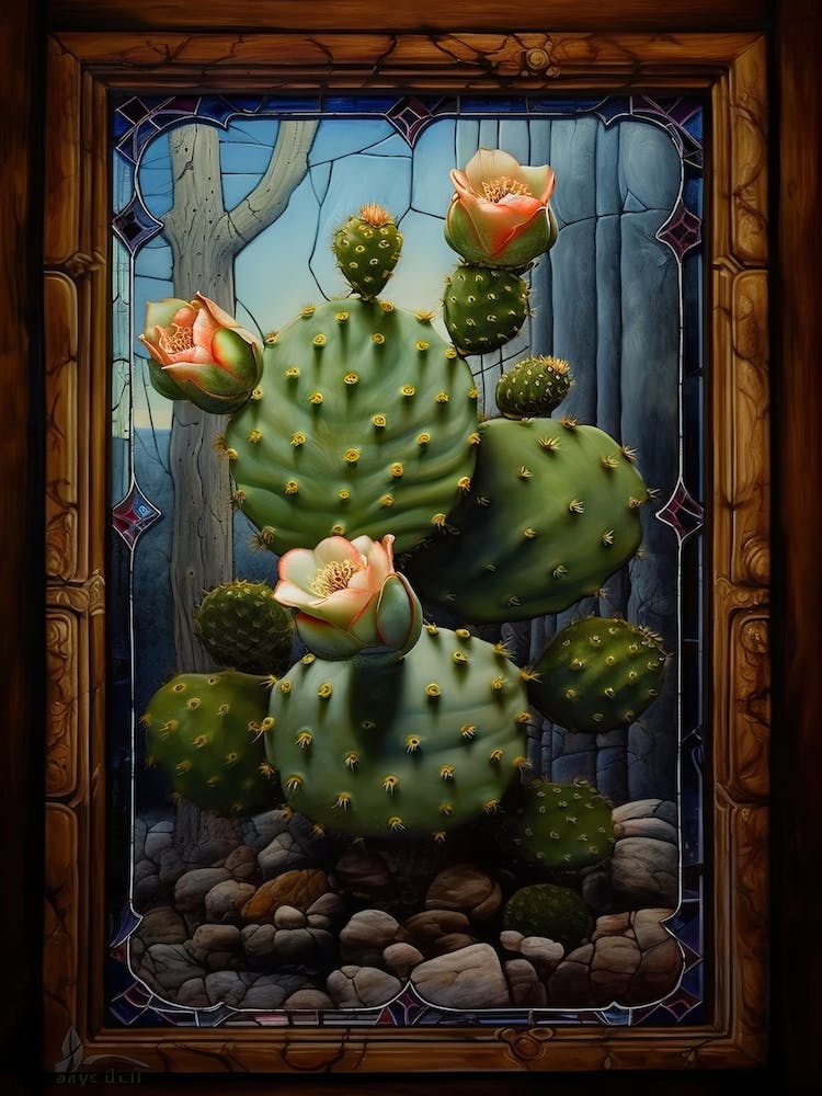 Queen Of The Night Cactus On A Window  3