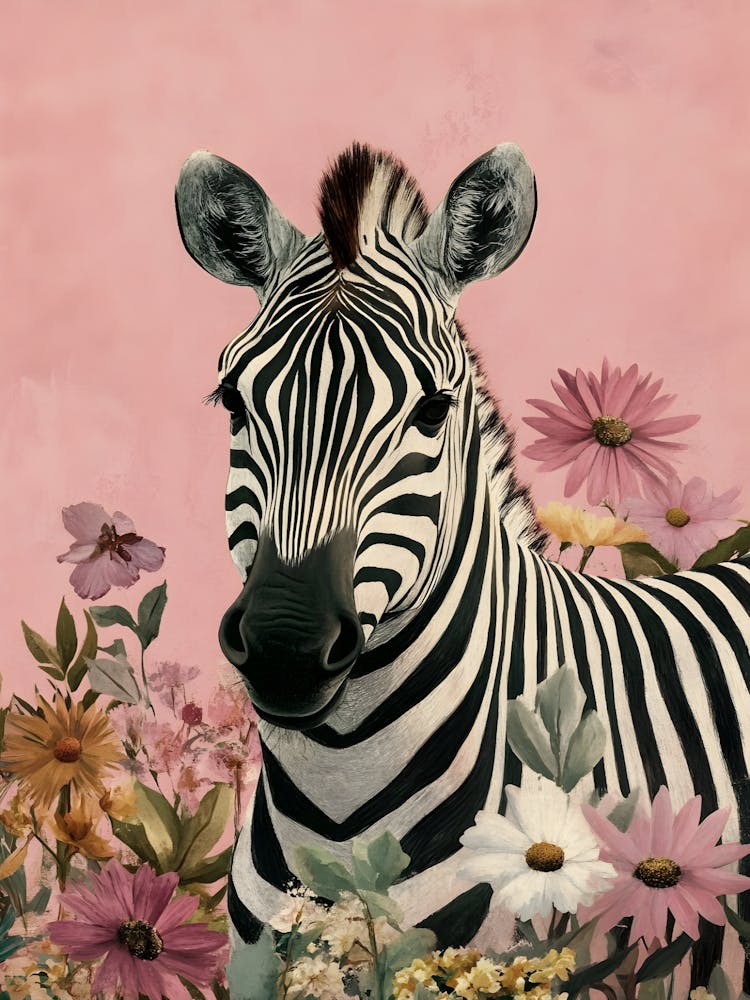 Zebra Canvas Print 3