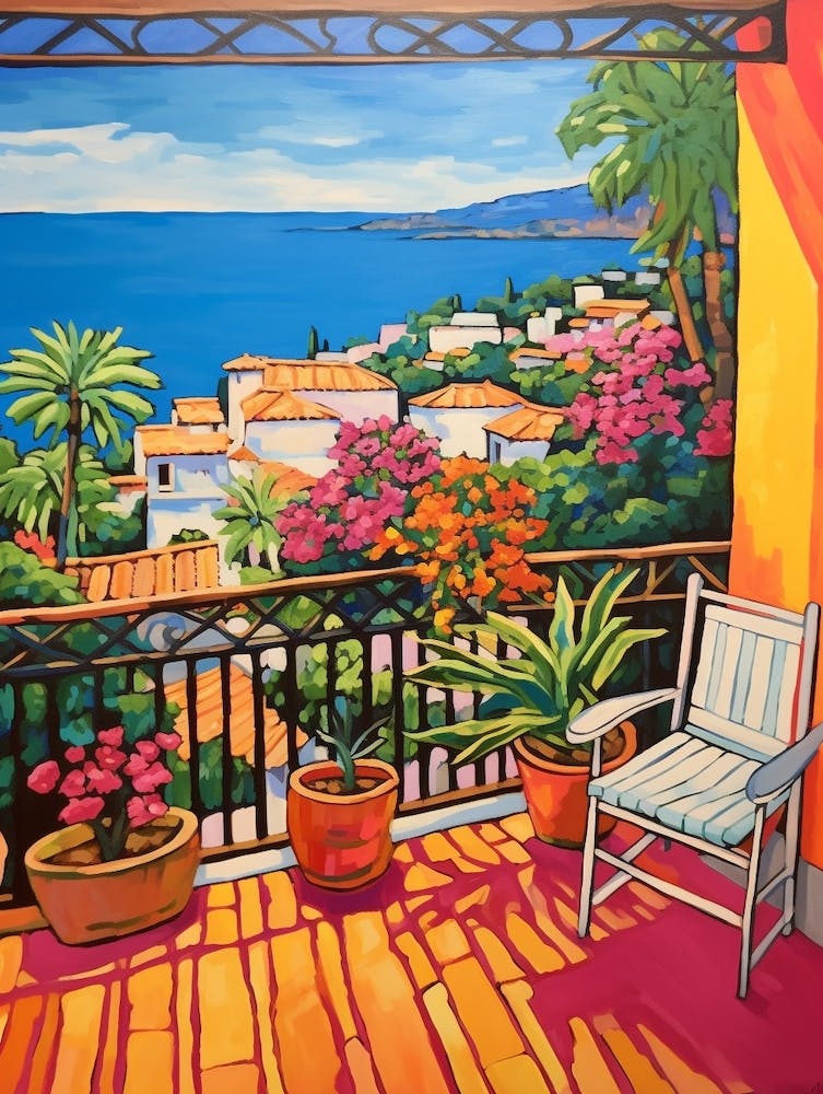 Marbella Spain 3 Fauvist Painting