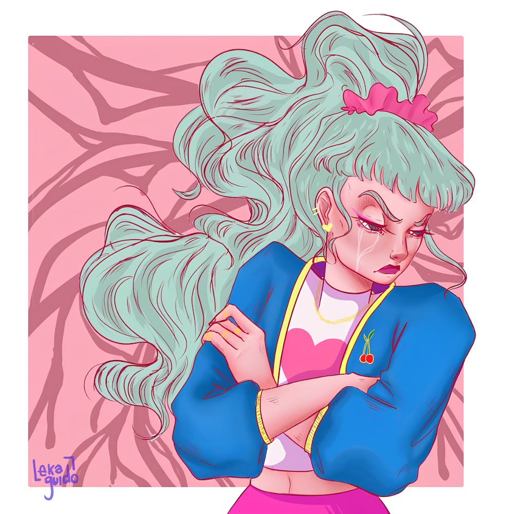 Color full emotions frustration