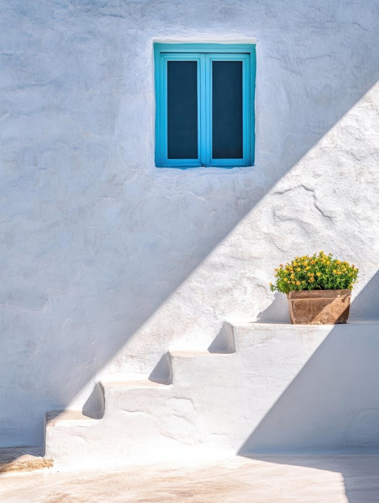 White House With Blue Window