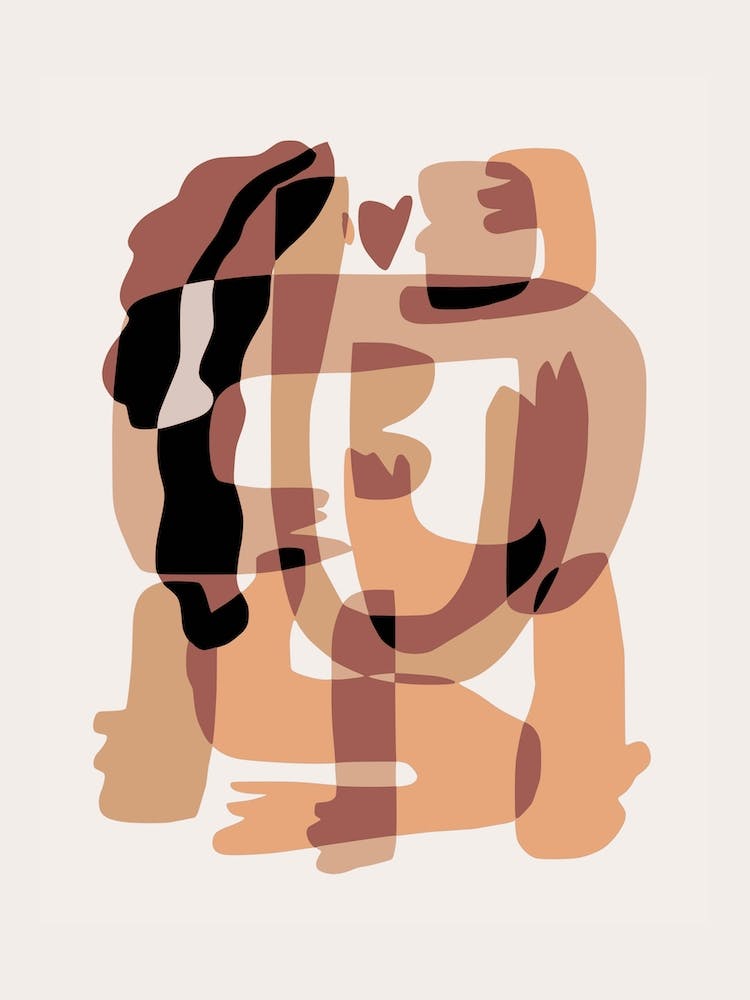 Couple Hugs And Kisses