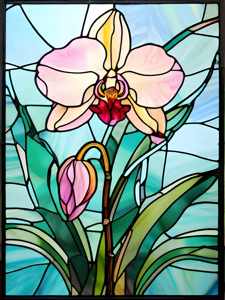 Orchid Stained Glass