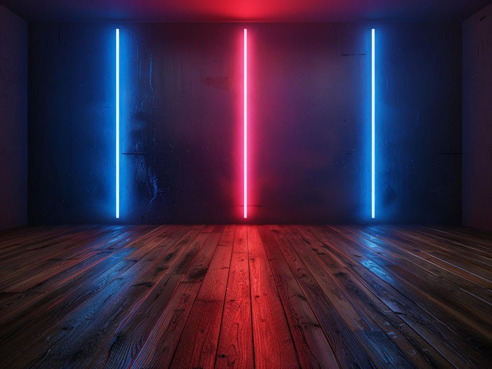Neon Lights In A Room