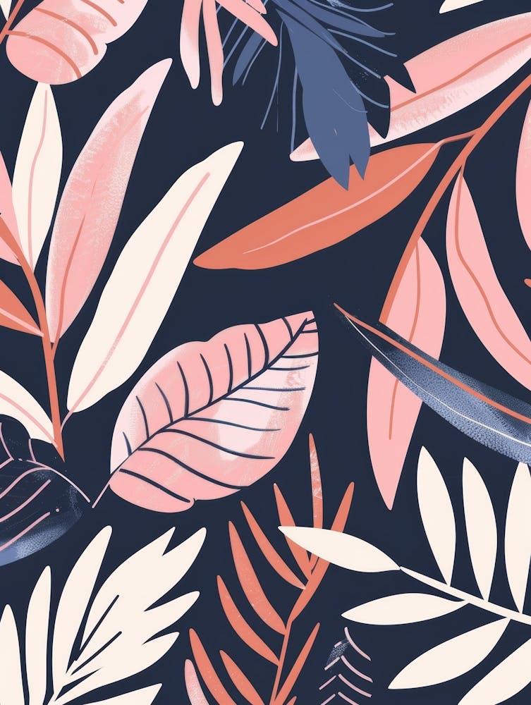 Tropical Leaves Seamless Pattern 16