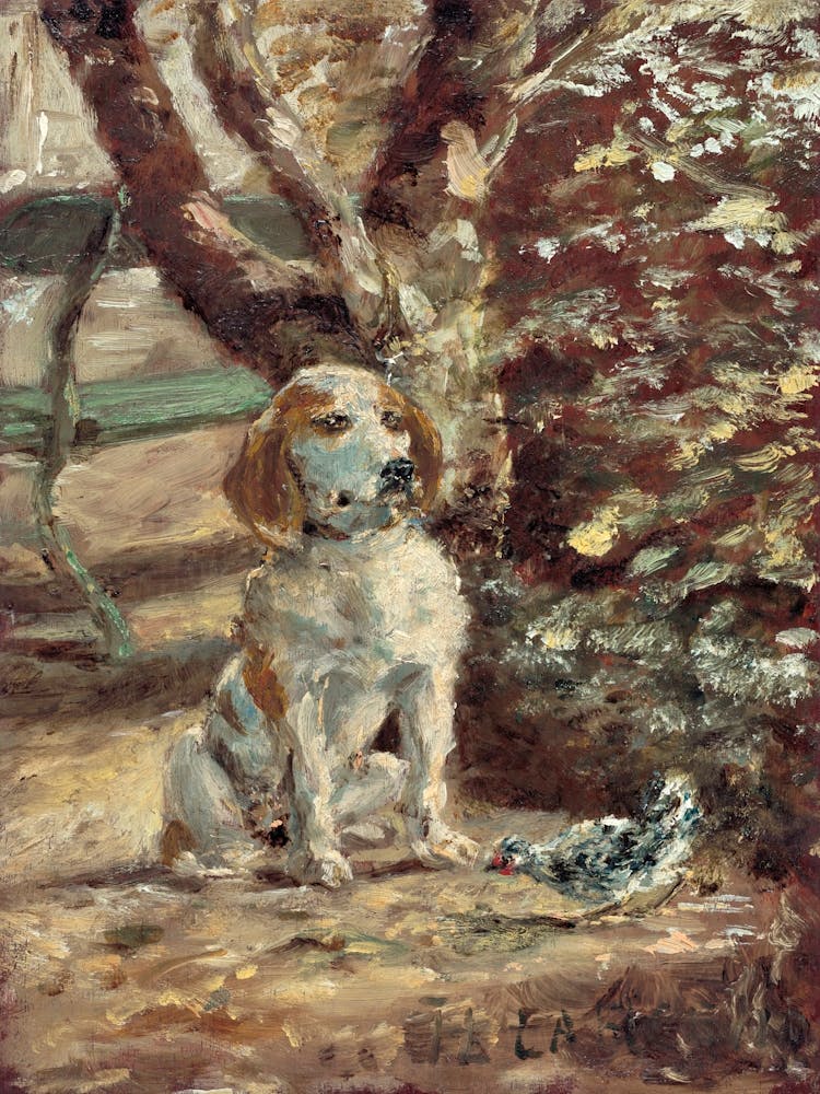 The Artist's Dog Flèche 1, Henri de Toulouse-Lautrec