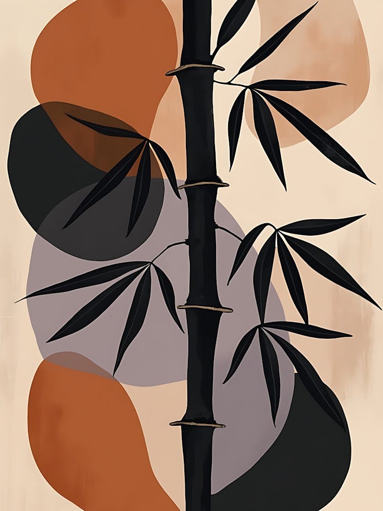 Muted Garden Foliage in Neutral Tones