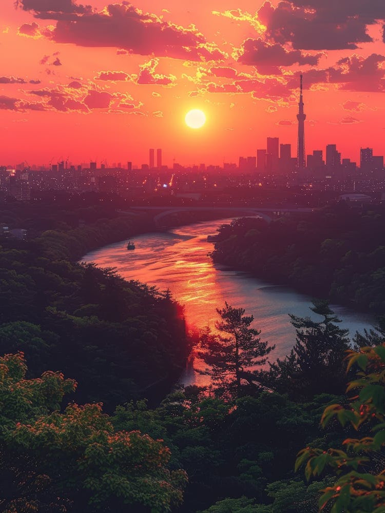 Sunset In Tokyo 6