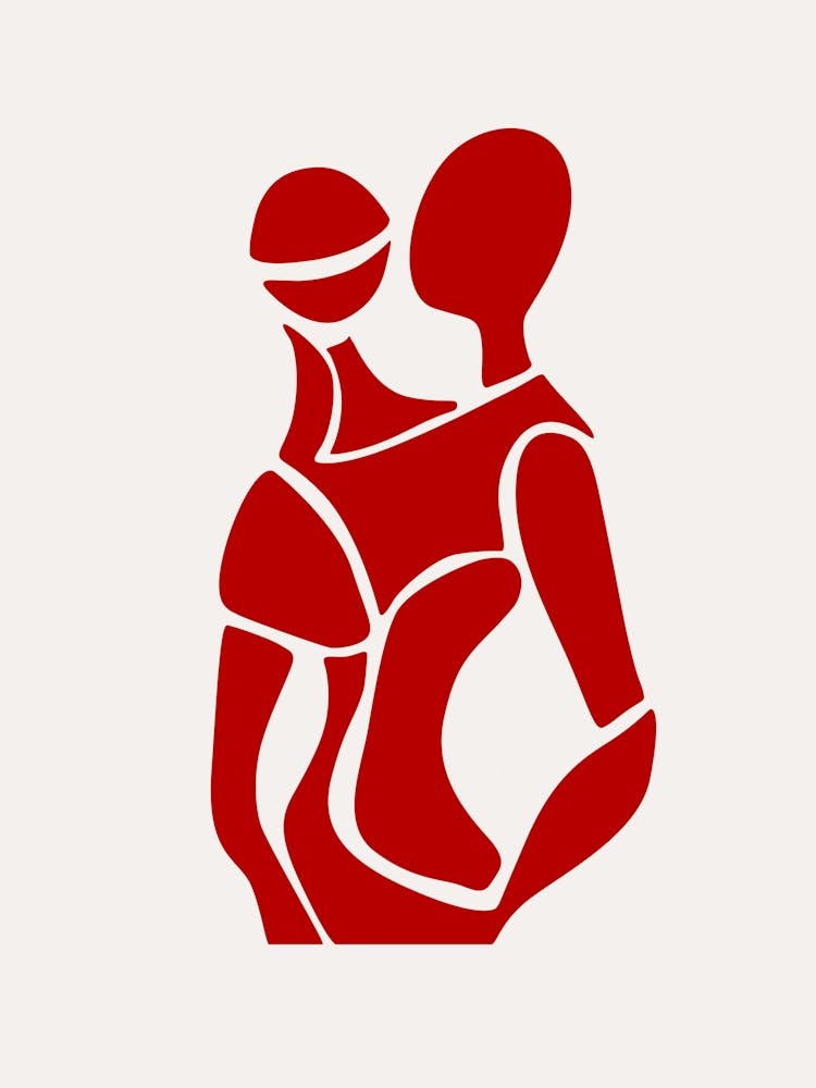 Abstract Red Figure 2