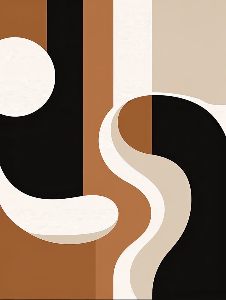 Bauhaus Melange: Abstract Geometric Symphony