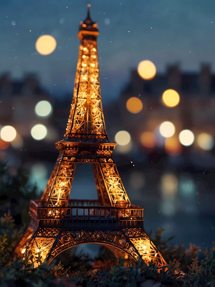Eiffel Tower At Night