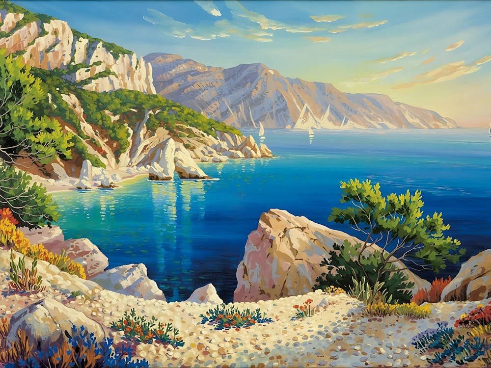 Sunset At The Seaside