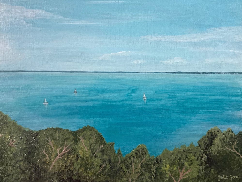 Sailboats On The Lake