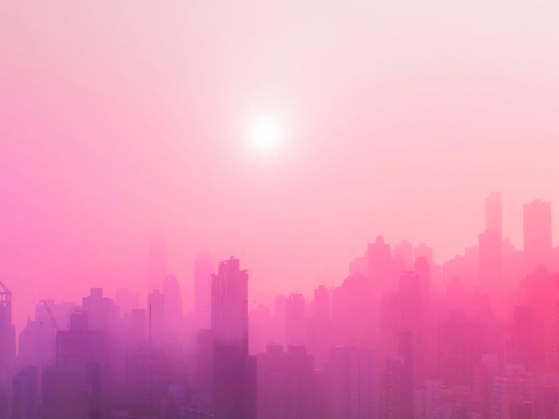 Pink City Skyline