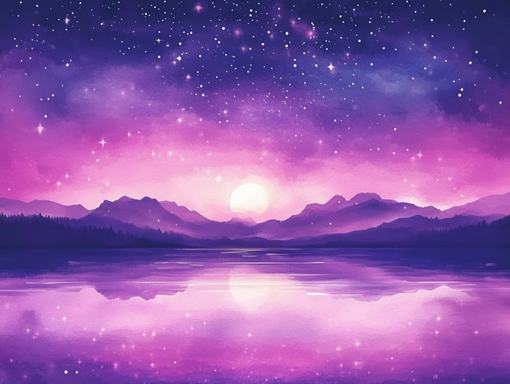 Purple Night Sky 2