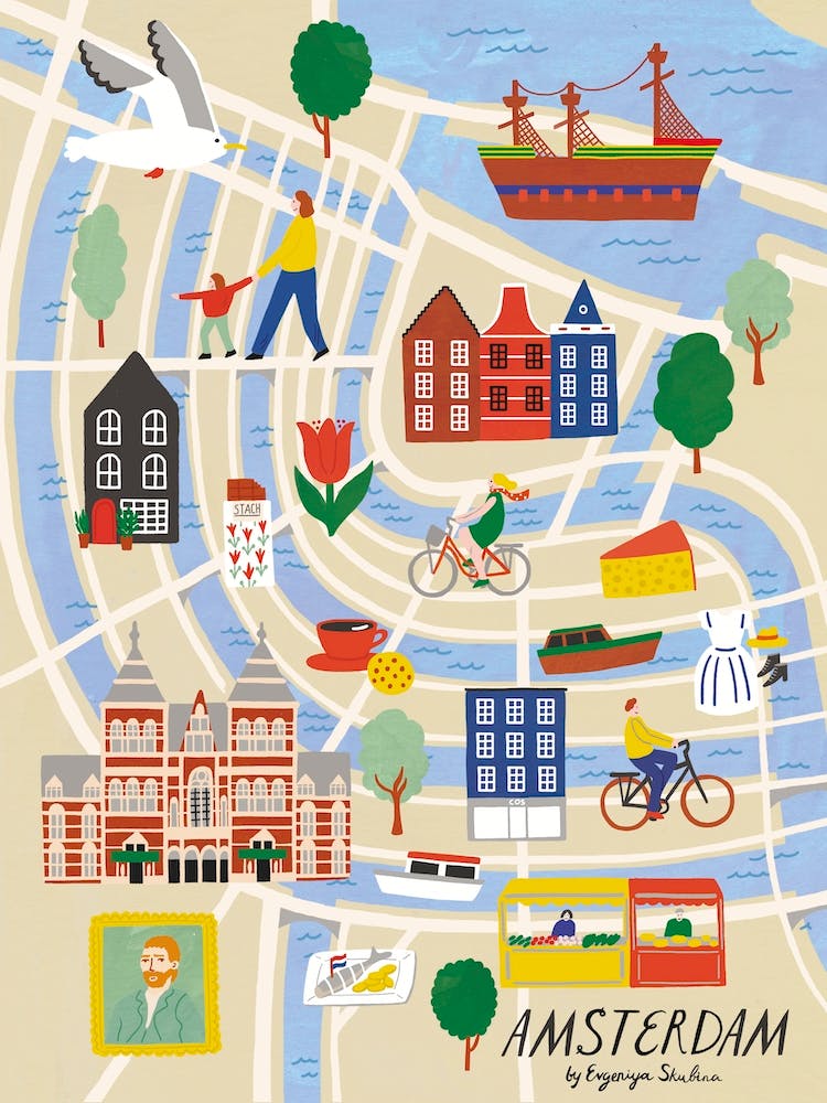 Amsterdam Karte