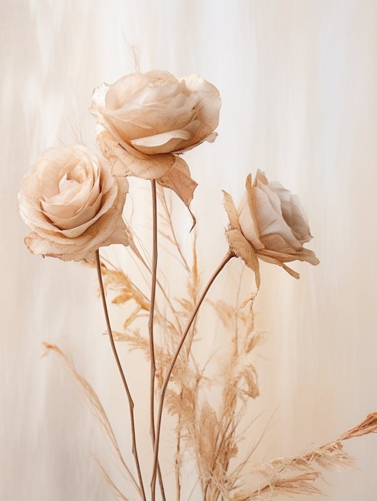 Boho Dried Flowers Rose 11
