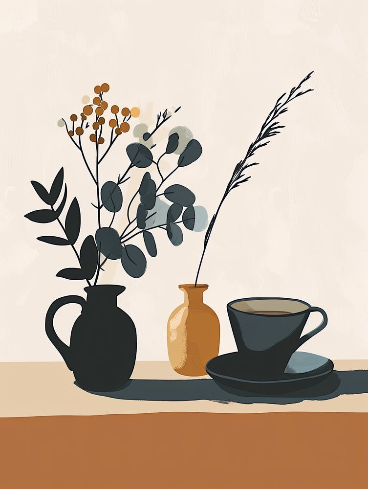 Coffee And Flowers, Hygge