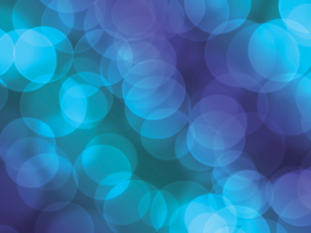 Blue Bokeh Background