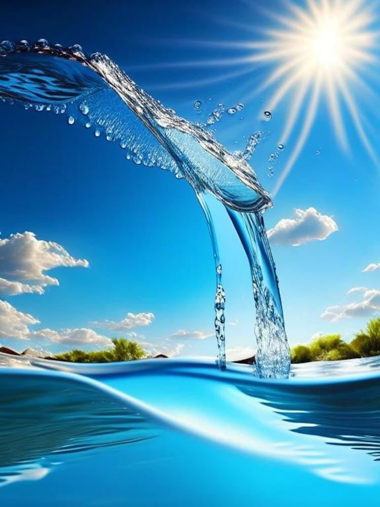 Pouring Water Waterscape Photography 2