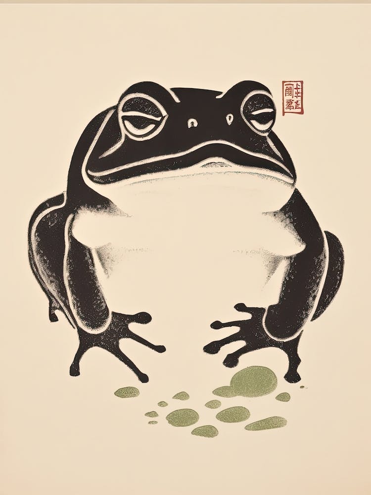 Frog Matsumoto Hoji Inspired Japanese Neutrals And Green 2