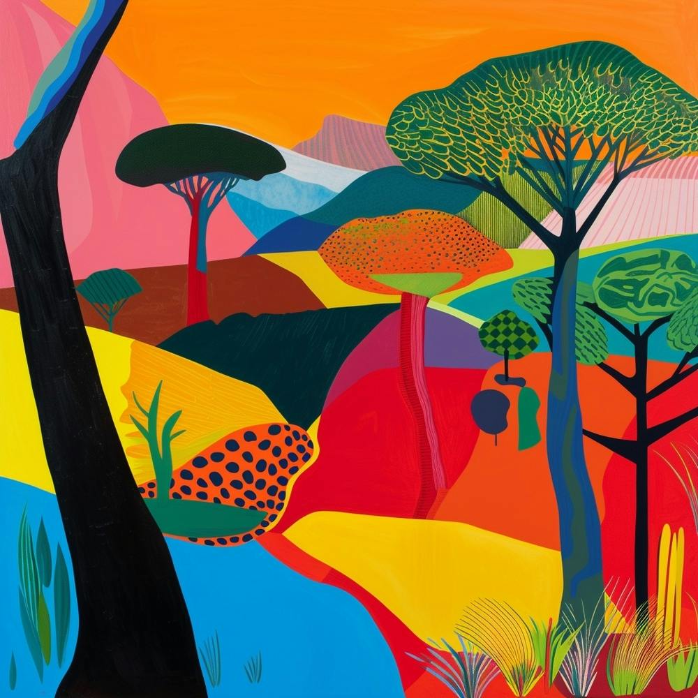 Abstract Travel Collection Tanzania 1