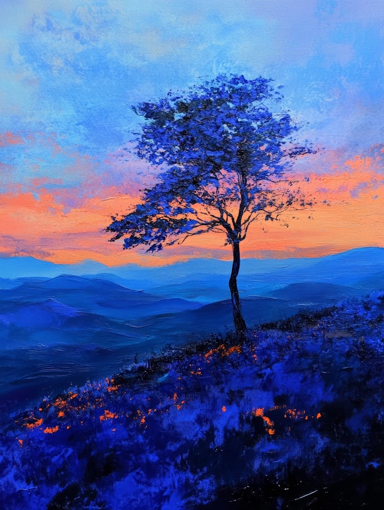 Lone Tree At Sunset 3