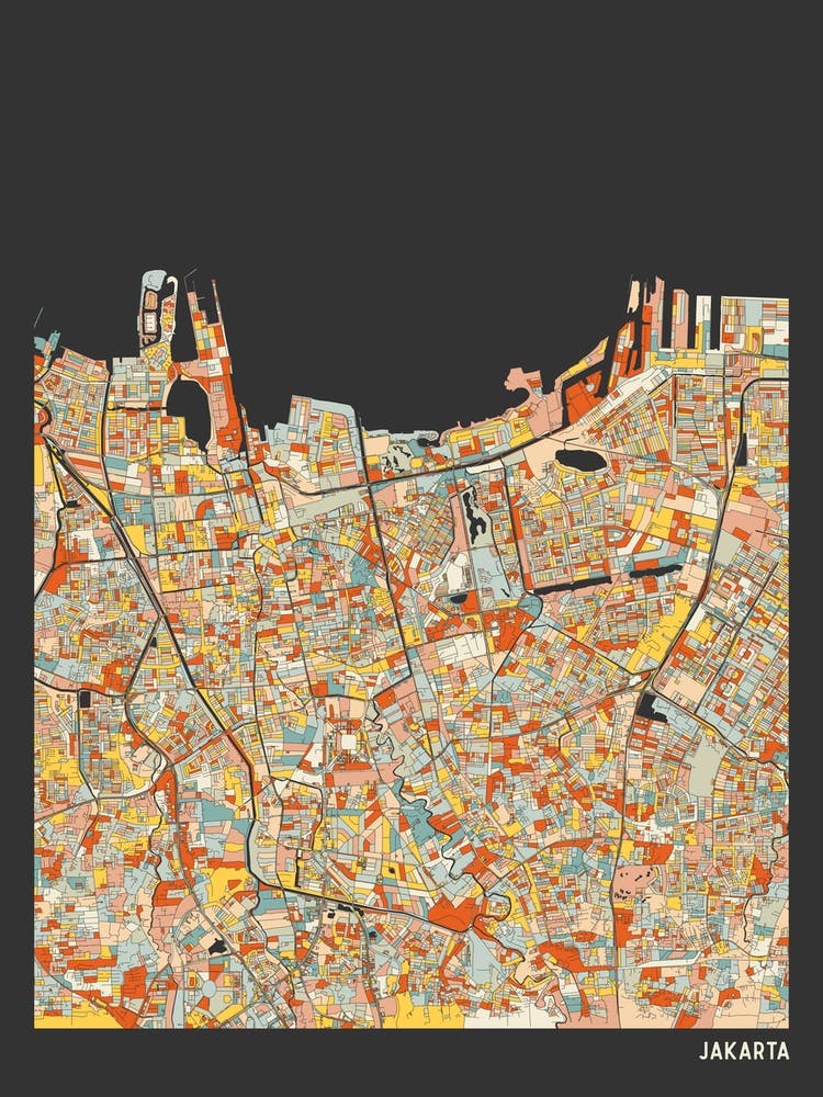 Jakarta Indonesia Map