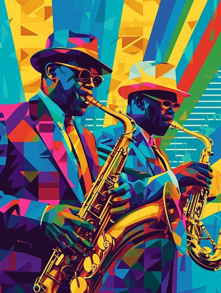 New Orleans Jazz National Historic Park Retro Pop Art 1